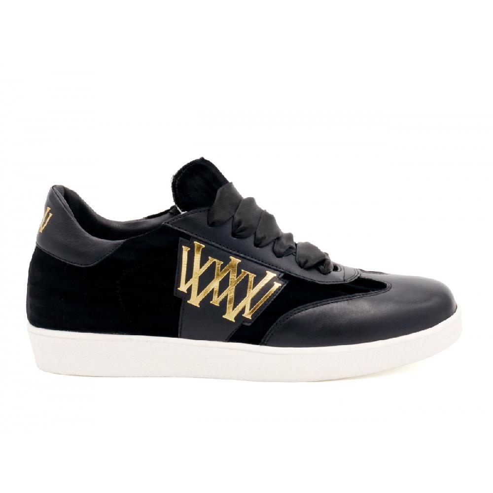 Amalfi by rangoni Sneakers Valetta velluto nero In Linea