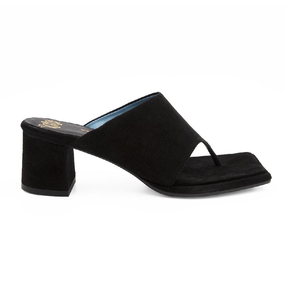 Amalfi by rangoni Mule infradito Desiderio nero Sottocosto