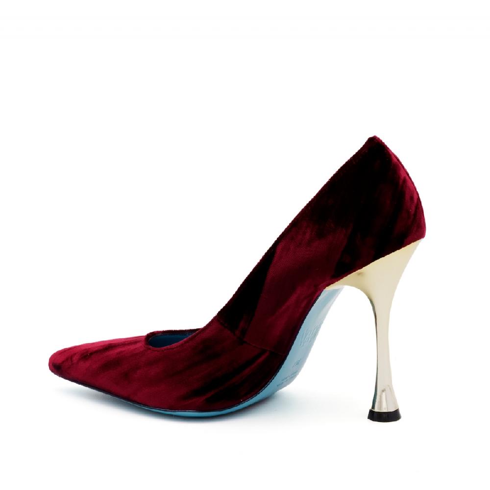 Amalfi by rangoni Décolleté Simply in velluto rosso Sconto