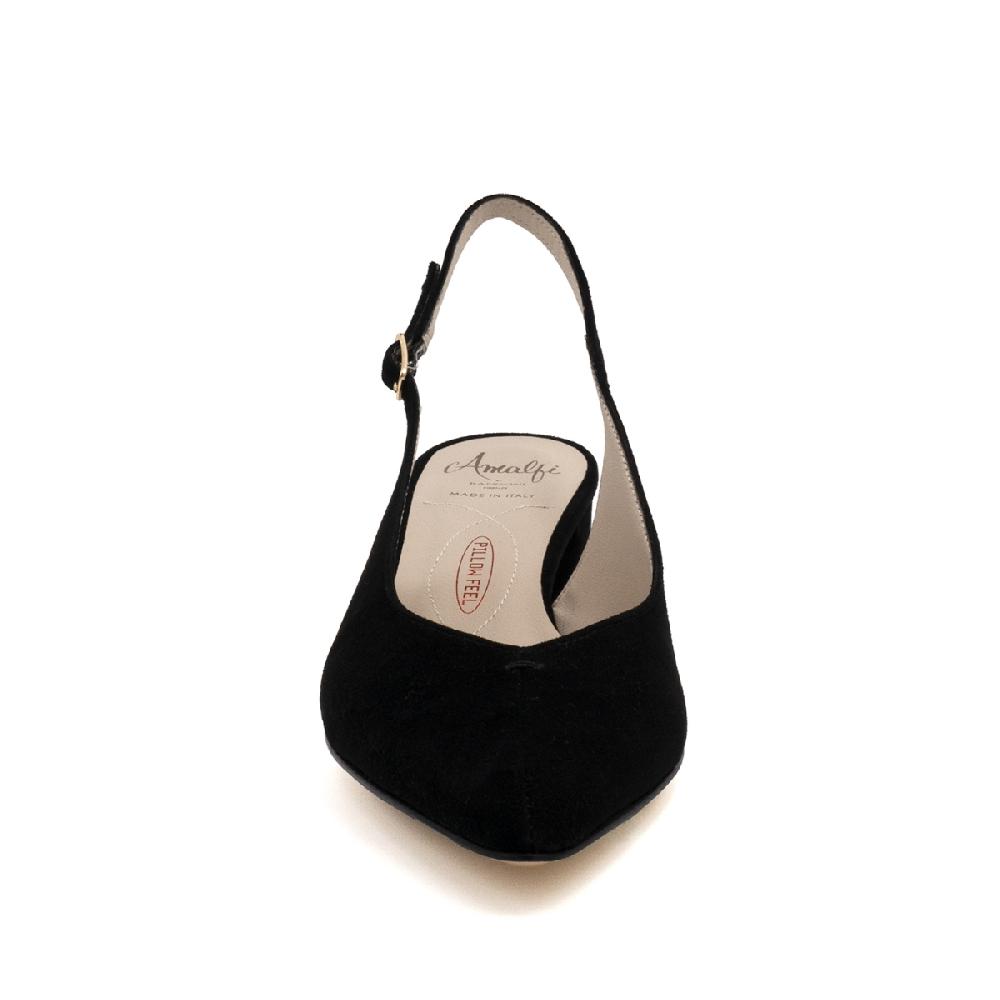 Amalfi by rangoni Slingback Panarea nere In Linea